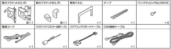 KTX-7W-RV4-50 ALPINE アルパイン RAV4専用 ディスプレイオーディオ取付けキット