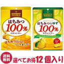 【送料無料】扇雀飴本舗 51Gはちみつ100%のキャンデー はちみつとゆず100%のキャンデー 選べる 12個 詰合せ セット | 飴 キャンデー candy 菓子 おかし ナシオ