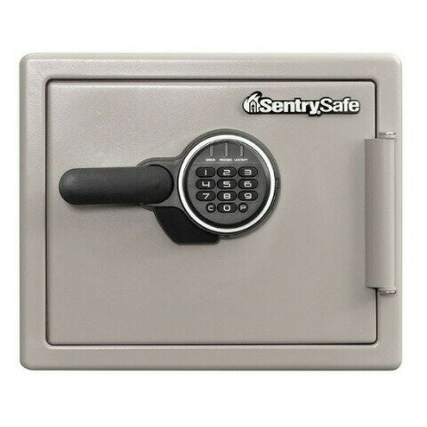 金庫 sentry セントリー 耐火 1時間耐火 テンキー式 22.8L ダブグレー JF082ET A4用紙サイズ収納可 おしゃれ マスターロック 2