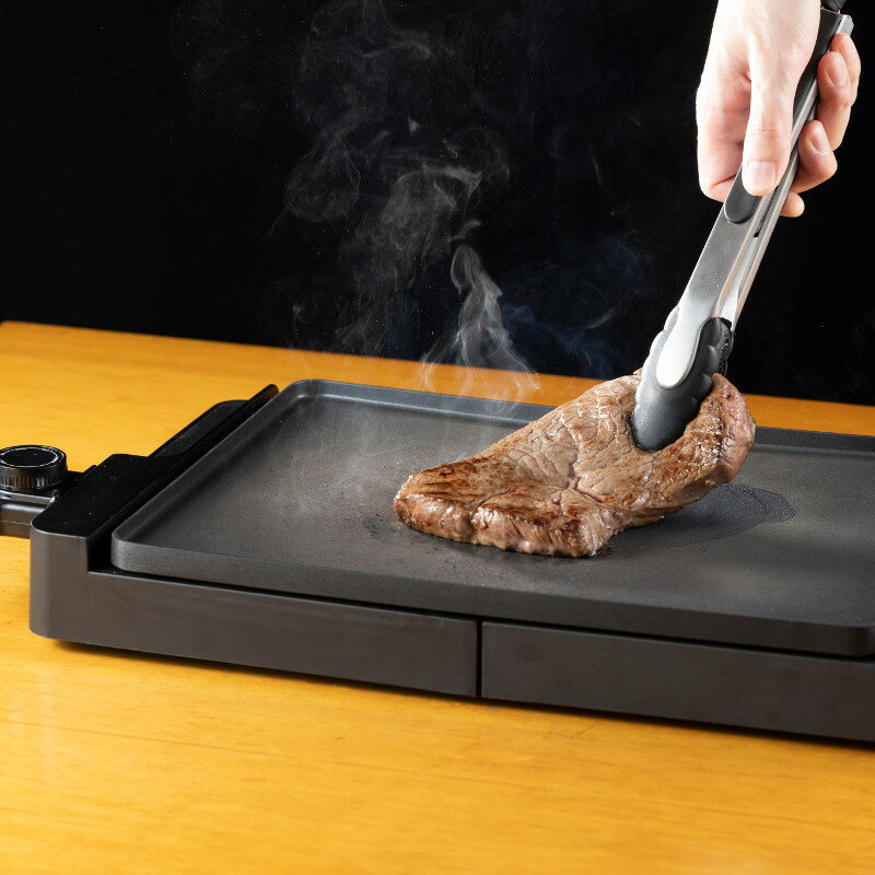 Russell Hobbs ラッセルホブス ホットプレート ベーシックホットプレート AC100V 温度調節80℃〜230℃ サーモスタット搭載 一体型 調理プレート 専用レシピブック付き 3100JP Basic Hot Plate