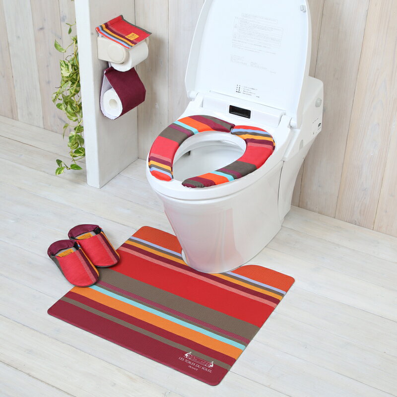 拭ける! PVCトイレマット 55×60cm 北欧 抗菌 防臭 防カビ お手入れ簡単 洗濯不要 ...