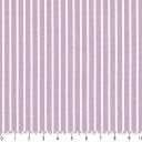 ストライプ 3.5ミリ 5450-30 ラベンダー ストライプボーダー 縞 入園入学 紫 パープル バイオレット かわいい ダマスク やや厚手 生成り色 晒し白 オックス生地 シーチング生地 布 綿100％ 10cm単位 レッスンバッグ エプロン クッション カルトナージュ 生地 商用利用