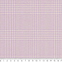 グレンチェック チェック柄 生地 おしゃれ オックス生地 7973-30 ラベンダー glen check 紫 パープル バイオレット かわいい ダマスク やや厚手 シーチング生地 ダブルガーゼ ga 布 綿100％ 10cm単位 クッション エプロン バッグ カルトナージュ生地 入園入学