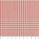 glen check グレンチェック チェック柄 生地 おしゃれ オックス生地 7973-69 イングリッシュレッド 赤 10cm単位 やや厚手 生成りオックス 生地 布 松尾捺染 綿100％ 110cm 布 クッション エプロン バッグ カルトナージュ生地 入園入学 テーブルクロス 商用利用可