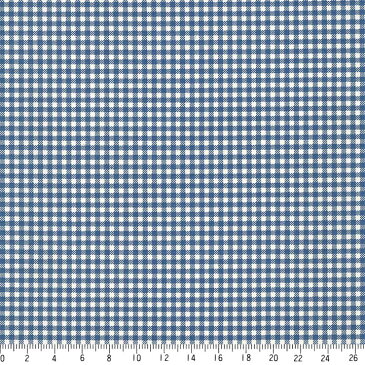 ギンガム 3.5ミリ 3139-77 ロイヤルブルー ギンガムチェック柄 生地 ブルー 男の子 10cm単位 やや厚手 生成りオックス生地 綿100% 110cm 布 入園入学 インテリア雑貨 バッグ カルトナージュ生地 手芸 手作り生地 付属 用途 商用利用可 生地