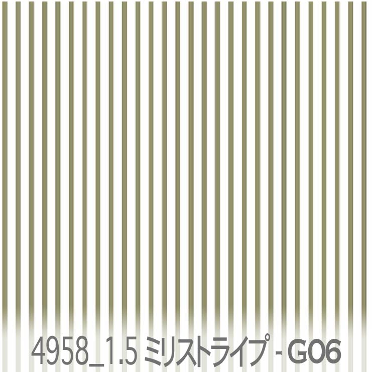 Other - 1.5ミリ 細ストライプ 生地 オリーブ 4958-g06 カラー 1.5mm 生地色 2mm ピンストライプ くすみカラー おしゃれ オックス生地 シーチング ブロード 11号帆布 ハンプ生地 ダブルガーゼ スケア生地 日本製 生地 布 松尾捺染 綿100% 10cm単位 カット売り 入園入学 商用利用可