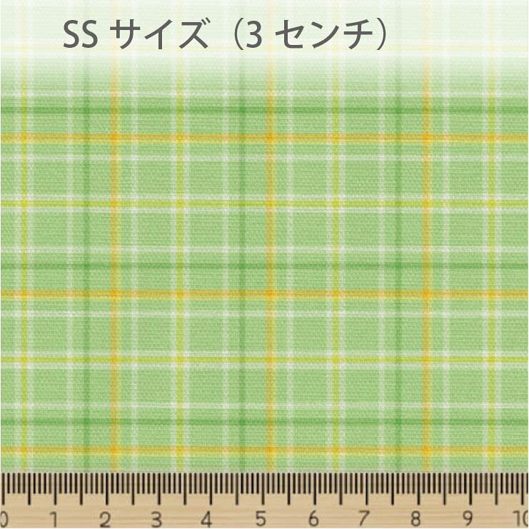 タータンチェック柄 生地 グリーンメロディ 4163-gmt かわいいマルチカラーのチェ...
