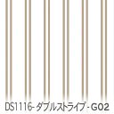 ベージュ ダブルストライプ 昼 ds1116-g02 北欧風 シンプルなダブルストライプ くすみカラー おしゃれ 男の子にも女の子にも ナチュラルカラー オックス シーチング ブロード 11号帆布 日本製 生地 布 松尾捺染 綿100％ 10cm単位 カット売り 入園入学 商用利用可