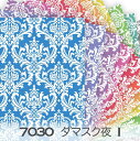 ダマスク柄 ネガ(夜) ビタミンカラー I(アイ)グループ 7030i ダマスク柄 夜柄 7030 4サイズ展開 カルトナージュ 定番柄 おしゃれ 生地 7030an オックス生地 シーチング ブロード x販売停止中_(ev) ダブルガーゼ 日本製 生地 綿100% 10cm単位 カット売り 入園入学 商