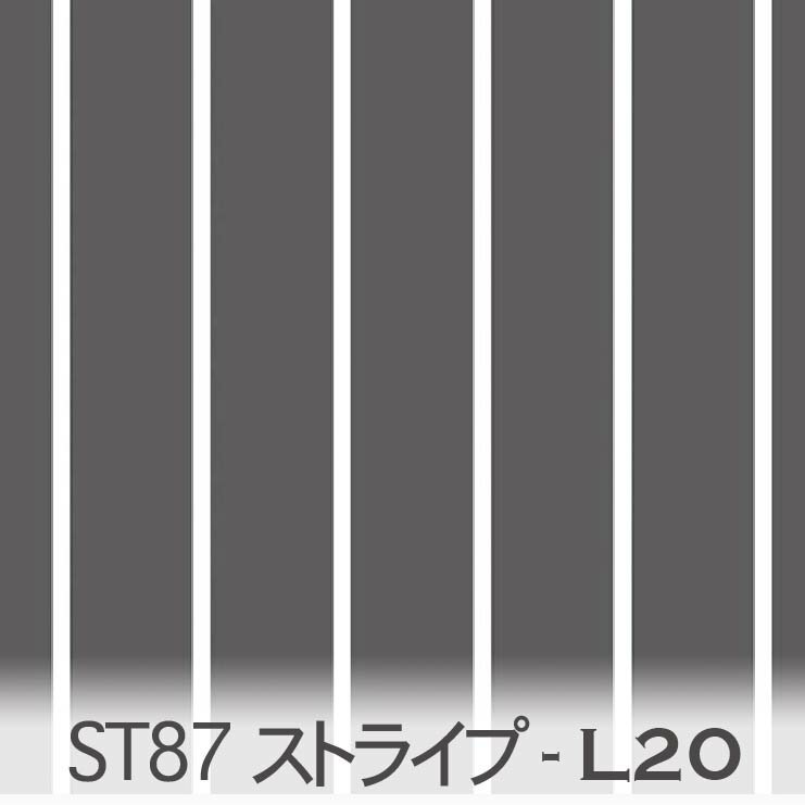 グレー（78％） ST87(面積比87% のストライプ) st87-l20 ストライプ 生地 st87 面積比率 約87% st1302 st2003 st2704 st4006 オックス シーチング ブロード 11号帆布 生地 布 松尾捺染 綿100％ 10cm単位 カット売り 入園入学 商用利用可