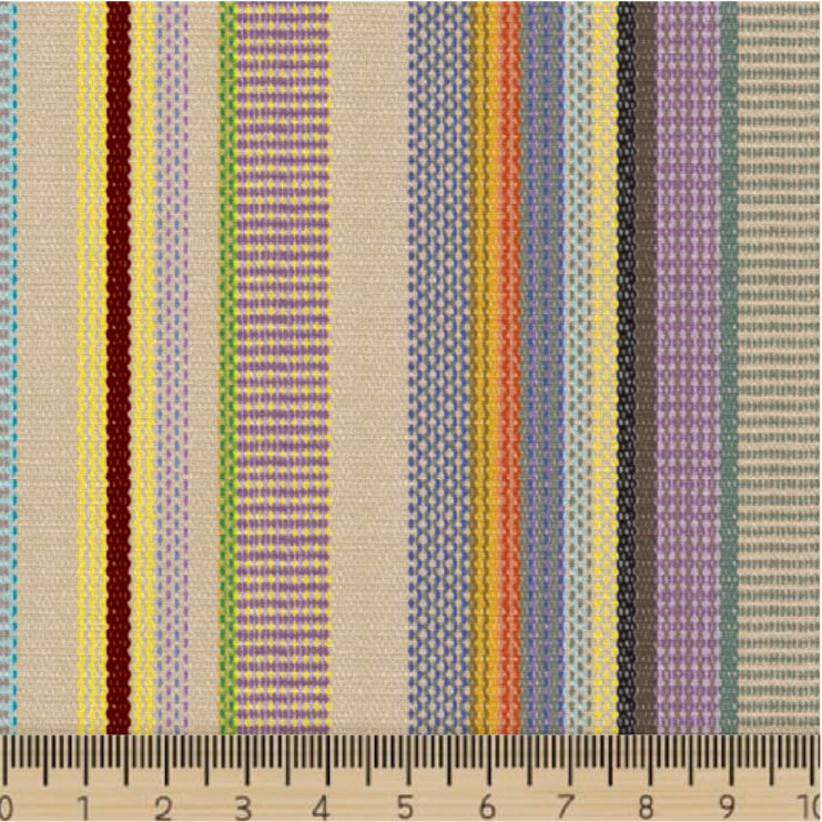 マルチストライプ柄 7918-ys 織物のような表現のマルチストライプ STRIPE ストライ...
