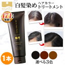 白髪染め トリートメント ソワニティ ヘアカラートリートメント 210g 1本 選べる3色 ブラック/ダークブラウン/ライトブラウン ノンジアミン