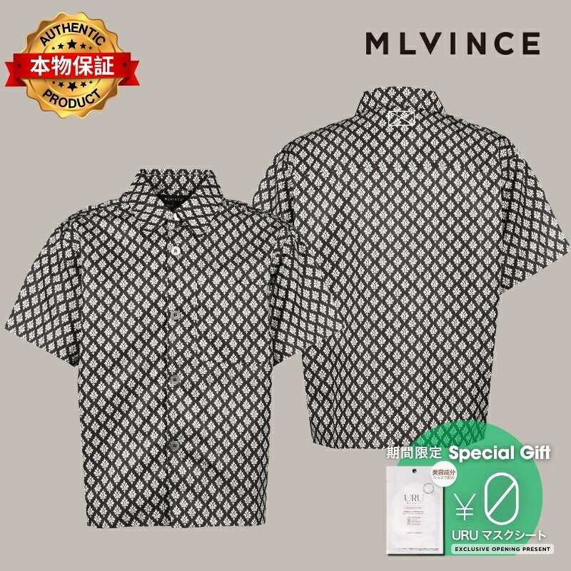 MLVINCE メルヴィンス シャツ、ストリートスタイル、メンズ MONOGRAM SS SHIRTS