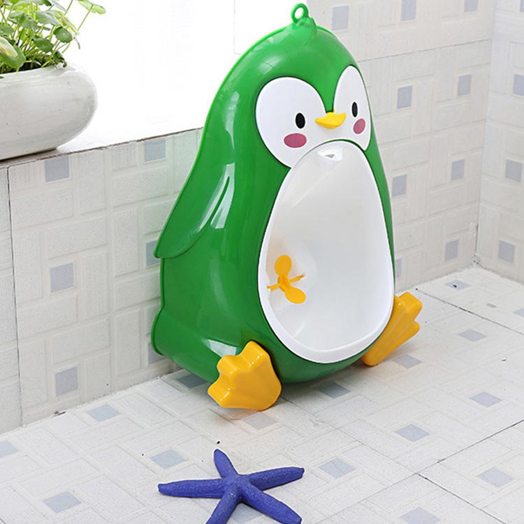 取外し可能 おしっこトレーニング 男の子 小便器 ペンギン おまる練習 子供用トイ...