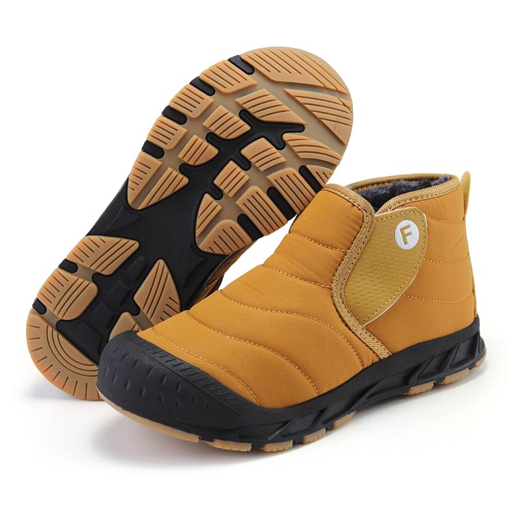NATIVES SHOPの冬用 防水 スノーブーツ 子供 レディース スノーシューズ 大人 防寒 キッズ スニーカーウィンターブーツ ショート丈 ブーツ 軽量 防寒靴 メンズ 冬靴 19.5-28.5cm 靴 裏起毛 雪用 保暖 滑り止め カジュアル｜アングル2