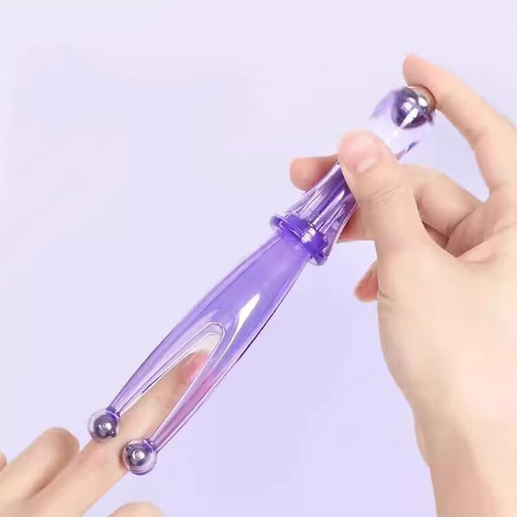 NATIVES SHOPの3個セット マッサージローラー 指マッサージ ハンドローラー 指 ローラー フィンガーローラー 指マッサージ器具 指 ローラー フィンガー ハンドマッサージ機 指圧 ツボ押し グッズ 3個セット 関節 リラックス 手首 母の日 ギフト｜アングル2