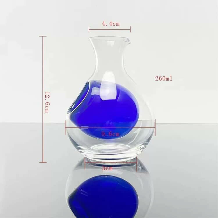 日本酒グラス 氷ポケット 酒 徳利 冷酒器 冷酒グラス ワイン ガラス カラフェ 硝子...