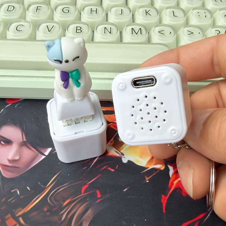 選べる2個セット フィジェット カモメ LEDライトと癖になるカモメの鳴き声 キーボ...