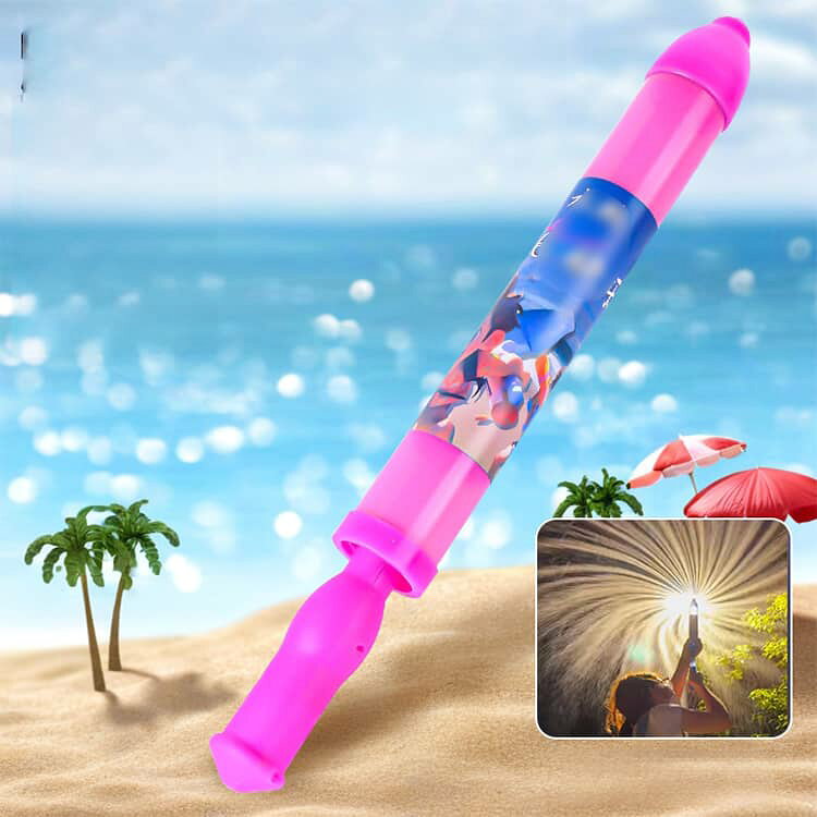 NATIVES SHOPの光る水鉄砲 大容量 500ml 2本セット 水遊び 水鉄砲 おもちゃ LEDライト付き ウォーターガン 長距離飛距離 プール 子供 2本セット 大人 アウトドア 海 お風呂 キッズ 夏祭り ナイトプール 夏休み 男の子 女の子 プレゼント パーティー｜アングル3