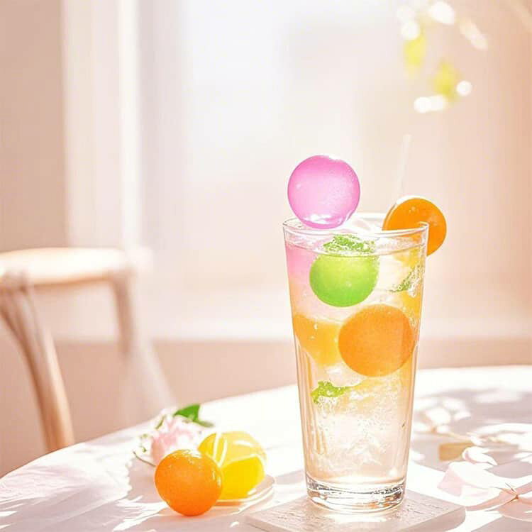 クリスタルアイスボール 省エネ アイスキューブ 冷凍可能 保冷剤 クリスタルアイス...