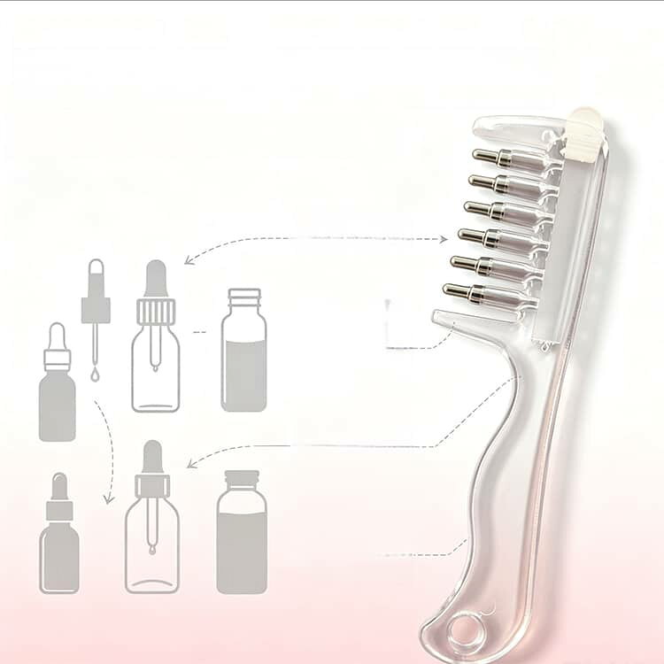 頭皮ケア導液コーム 頭皮マッサージブラシ ヘアオイル塗布 スカルプアプリケーター 育毛液塗布コーム ローラーコーム 美容液アプリ natives-10009616 NATIVES SHOP サンプル画像2