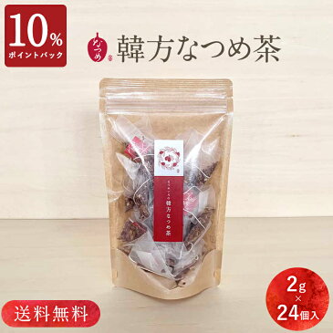 【10%ポイントバック 9/15 9:59まで】なつめいろの韓方なつめ茶 2g×24個入(送料込み 無添加 ノンカフェイン 薬膳茶 大棗茶 なつめ茶 フルーツティー ハーブティー 更年期 水出し ティーパック カフェインレス リラックス 女性 30代 40代ギフト プレゼント 出産祝い)