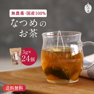 ★送料込み★【国産・ノンカフェイン】なつめのお茶 3g×24個入(無農薬 ティーバッグ プレゼント ギフト ナツメ茶 温活 ハーブティー リラックス 美容 美活)