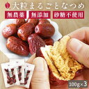 【通常価格より11%OFF】 棗専門店 なつめいろ 特選 ウイグル産 大粒なつめ 100g×3袋 お徳用 無農薬 検査済み 無漂白 自然栽培 無添加 砂糖不使用...
