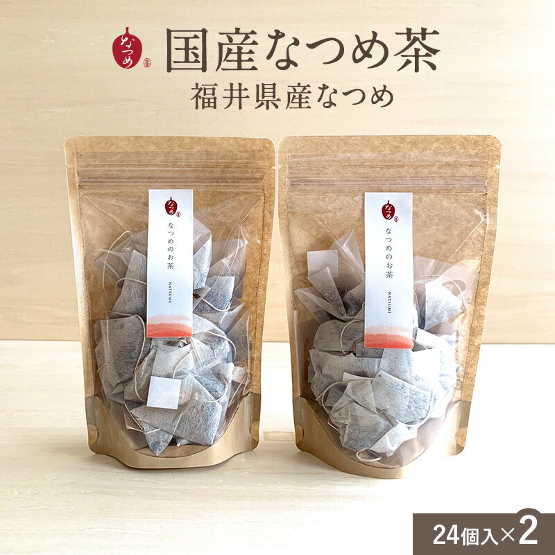 なつめいろ/国産なつめのお茶 3g×24個入り2袋セット (無農薬 国産 福井県 日本産 なつめ茶 ハーブティー ノンカフェイン なつめ ナツメ 棗 女性 お悩み 鉄分 葉酸 更年期 温活 美容 薬膳 高評価 プレゼント 妊娠中 授乳中 出産祝い 5,000円以内)