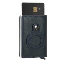 送料無料 カードケース AirTag対応 メンズ レディース PUレザー スキミング防止 RFID クレジットカードケース 薄型 スリム 薄い 軽量 小さい財布 札入れ パスケース 定期入れ