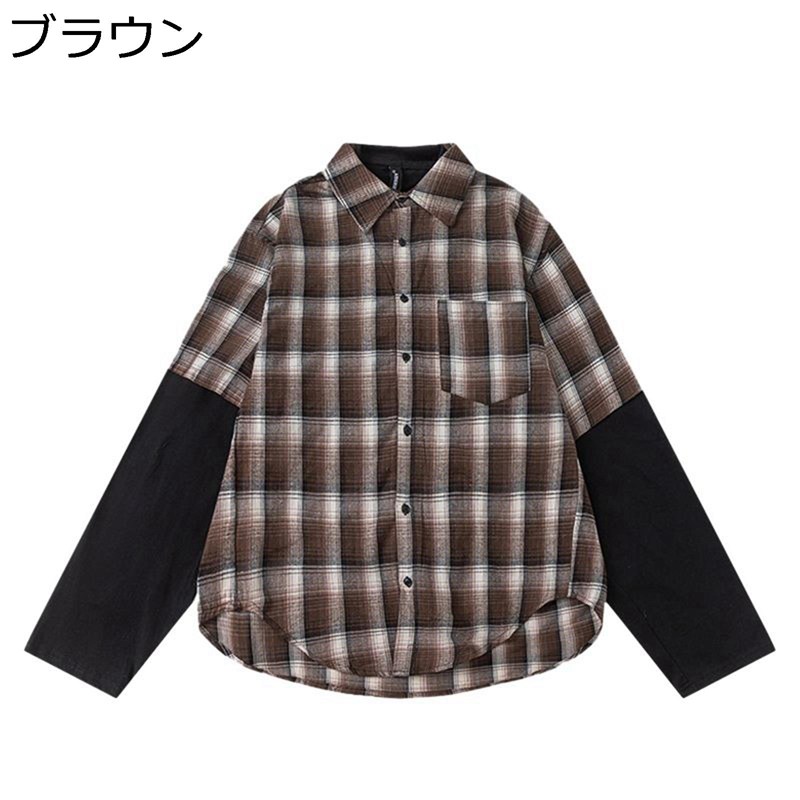 　　　 ◆◇◆人気の秘密◆◇◆ 【着心地抜群】薄手過ぎず厚手すぎない高品質の混紡素材素材を使用、軽くて汗が乾きやすい快適な着心地、ロングシーズン着まわしやすいアイテムです。【サイズ】M：参考体重:40-60kg；L：参考体重:50-70kg；XL：参考体重:60-80kg；2XL：参考体重:70-95kg 【ゆったり】ゆったりとしたデザインが今年のアクセントにぴったりです。サイズ感もゆったりシルエットで、着心地も良く、ハリ感もありません。 【スタイル】カジュアルやストリートな着こなしはもちろん、モードなコーディネートとも相性抜群に仕上げました。 ベーシックなデザインの中に、トレンドを取り入れた今季らしい1枚です。 【男女兼用】組み合わせは自由で、いろいろな組み合わせが選べます。快適トレンドのバージョンは男性でも女性でも着用可能です。 【適用場合】メンズ長袖シャツ。飽きのこないチェック柄に仕上げ、ビジネス、カジュアル、フォーマルなど様々なシーンに対応できます。1枚で着てはもちろん、インナーにTシャツを合わせる使い方も抜群の存在感が発揮できます。 　　　◆◇◆注意事項◆◇◆ご覧のモニターの環境、撮影環境により実物と色味が異なって見える場合がございます。湿った状態で他のものと擦り合わせると色が移る恐れがあります。濃色品の洗濯時は、白色、淡色と分けて洗ってください。説明 ?いらっしゃいませ? 「商品紹介」 表地：混紡 【サイズ】 M：参考体重:40-60kg L：参考体重:50-70kg XL：参考体重:60-80kg 2XL：参考体重:70-95kg 「商品特徴」 カジュアルな雰囲気と使いやすさで、着回し力の高いシャツジャケットは、個性デザインながっていて 印象的が高いです。おしゃれなデザインを組み合わせ、オールシーズンのファッションアイテムトップス、襟のフロントに施されたカジュアルのデザイン、ファッショナブルでかっこいい服です。 なシルエット、ゆとり感ある快適に着こなせます。春 秋におしゃれな一着をぜひ。程よいゆったり感があるので、カジュアルでもきれいめコーデでもさらっと着こなせます。軽くて蒸れいくい特徴のあるシャツです。 トレンド感溢れるチェック柄はどんなファッションにも合わせやすく、選ばず男性から女性まで、幅広い層でご着用いただける1着です。 10代、20代、30代、40代、50代、60代とどんな年代の方にも使いやすいカジュアルデザインなので、色やサイズ違いでお友達や兄弟とのお揃いや親子コーデを楽しめます。 ??????????????????「ご注意」?????????????????????? ? 商品サイズは平置きで採寸していますから、1−3cmぐらいの誤差がありますのでご了承ください。ただの参考としてご利用ください。 ? 商品写真はできる限り実物の色やサイズに近づけるよう加工しておりますが、写真を撮る時の燈光とお使いのPCモニターにより多少異なる場合がございます。もしくは商品に更に問題があった場合は、お手数おかけ致しますが、その旨ご連絡ください。 ご覧下さい！ ? 「検索キーワード」 春 秋 冬 ジャケット メンズ ルーズサイズ 大きいサイズ 体型カバー ジージャン 花柄 アメリカン おしゃれ ポケット ラペルネック 薄手 長袖 防寒 防風 合わせやすい 通勤 通学 デイリー カーキ色 ジャケット メンズ ジージャン ジャケット カーゴジャケット 春秋 パッチワーク アメリカン ヴィンテージ ワッペン ラペル マルチポケット カジュアル ブルゾン 上着 ストリート アウトドア ジャケット メンズ 英字 花柄 春 秋 防寒 防風 ラペル 長袖 快適 デニムコート ハンサム 着回し ジージャン カジュアル おしゃれ ゆったり 大きめ