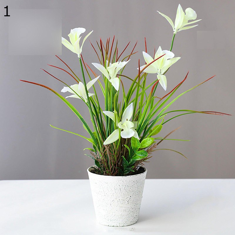 造花インテリア 鉢植え スルガラン 造花グリーン 枯れない花 卓上置き 装飾花 観葉...