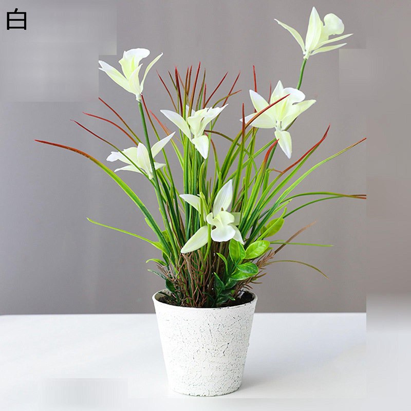 Mosquito Blocker - 造花 花束 造花グリーン くんしらん 装飾花 フェイク花 盆栽植物 鉢植え リアル 本物そっくり ミニ花器 お世話不要 おしゃれ モダン 北欧 ガーデン飾り 装飾置物 贈り物 写真撮影 卓上置き 簡単保?