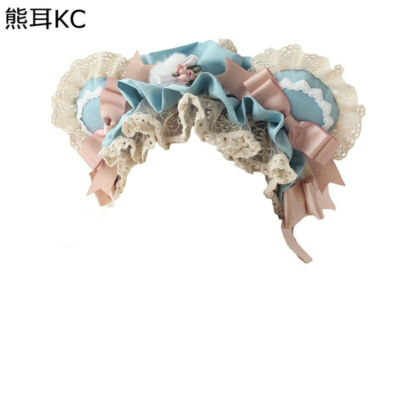 ヘッドドレス カチューシャ Lolita 熊耳 ロリータ髪飾