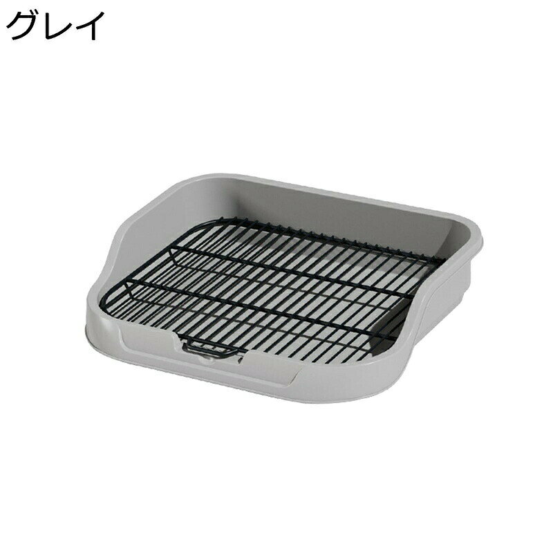 Tray Toilet Container - 犬用トレー メッシュ 犬トイレ トイレトレー しつけ用 犬トレーニングトレー ドッグトレー 足を乾燥させ 足を挟めません マーキングポール付き いたずら防止 ペット しつけトレー 保護掃除が簡単