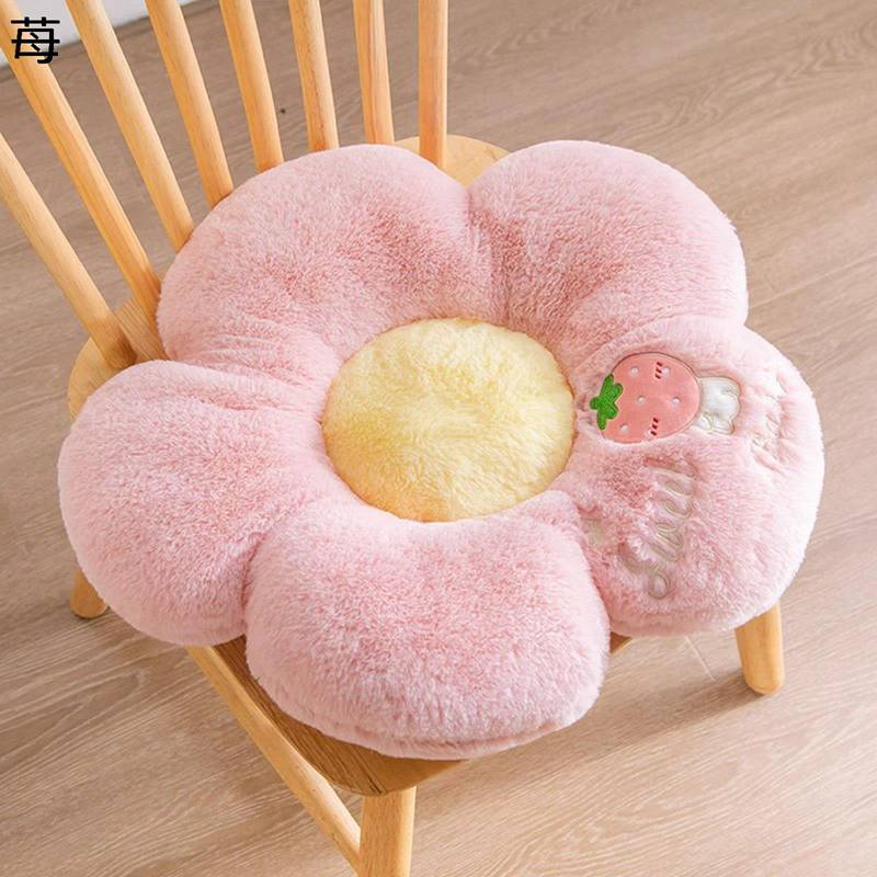 Other - ざぶとん 花座布団 クッション 厚手 2枚セット もこもこ もふもふ いす用 車用 抱き枕 丸洗い 高弾力 柔らかい シンプル 食事 部屋飾り ギフト 瞑想用 ヨガ 座蒲