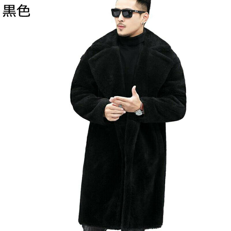 Rakuten - ボアコート ロングコート メンズ 大きいサイズ ファージャケット ブルゾン ラベル 長袖 ポケット付き もふもふ エコ毛皮 もふもふ フェイクファー 羽織り 冬服 コート アウター 秋冬 紳士服 暖かい