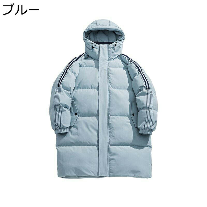 Rakuten - ベンチコート 中綿ジャケット メンズ 中綿アウター ロングブルゾン 防寒防風 あったか 真冬 ウィンタージャケット ビッグシルエット お出かけ トレッキング カジュアル シンプル 着心地 快適