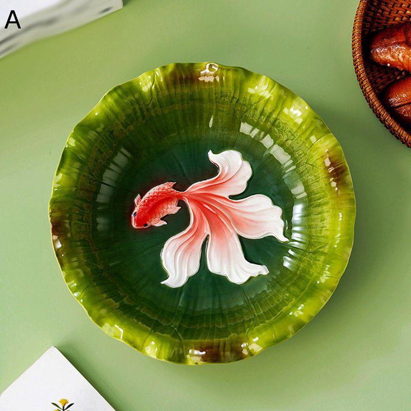 置物 エナメル 荷葉 皿 セラミック ティッシュケース ハスの花瓶 ハスの葉のかご ハスの葉の果実皿 オーナメント インテリア飾り ホームデコレーション 卓上 プレゼント ギフト 贈り物