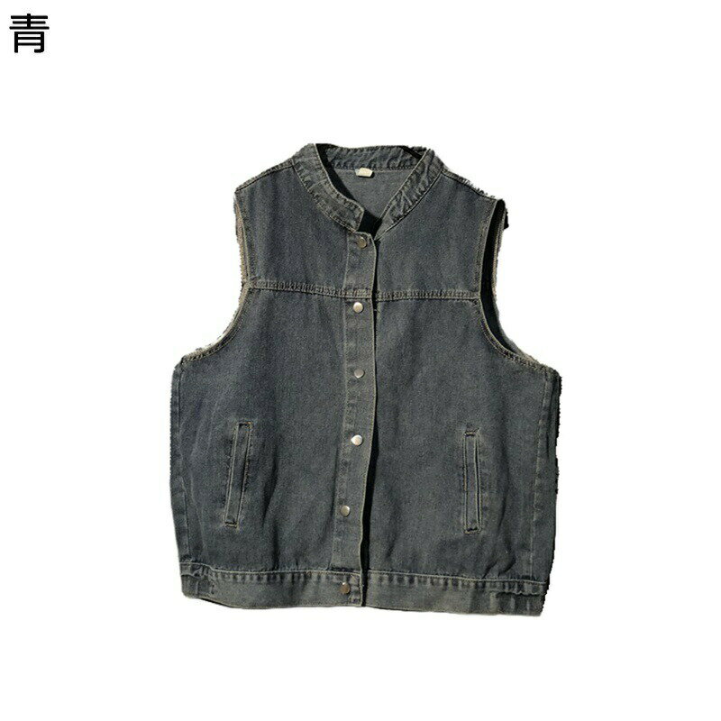 Vests - チョッキ デニムベスト Gジャン ジレベスト メンズ 春夏服 重ね着 前開き ジージャン ノースリーブ 薄い カジュアル ボタン 体型カバー 着痩せ ファッション ヒップポップ カッコイイ 軽量 多機能