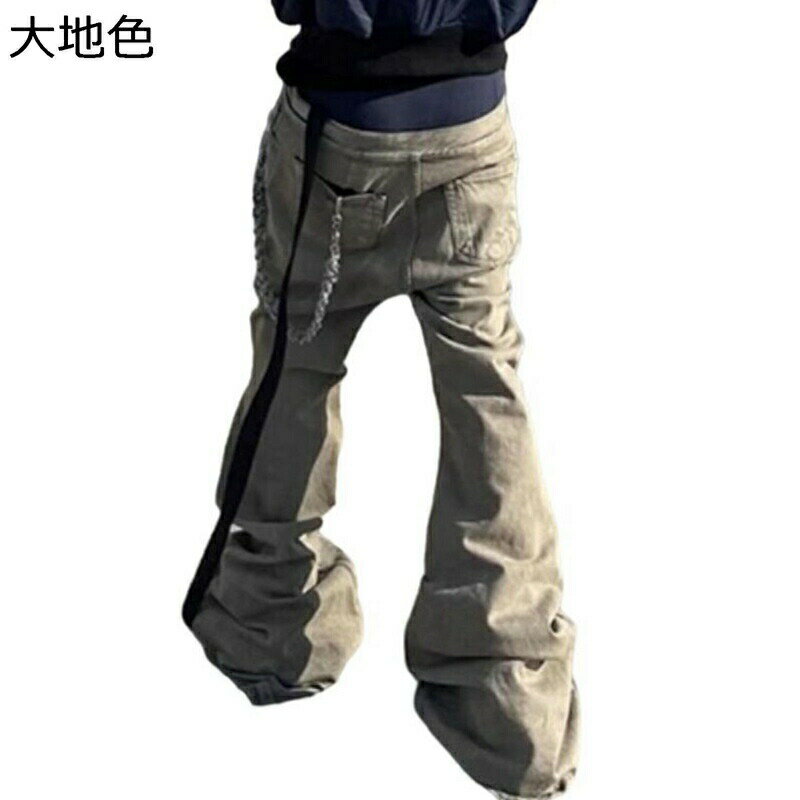 デニムパンツ メンズ シューカット ブーツカット フレアパンツ ベルボトム ジーン...