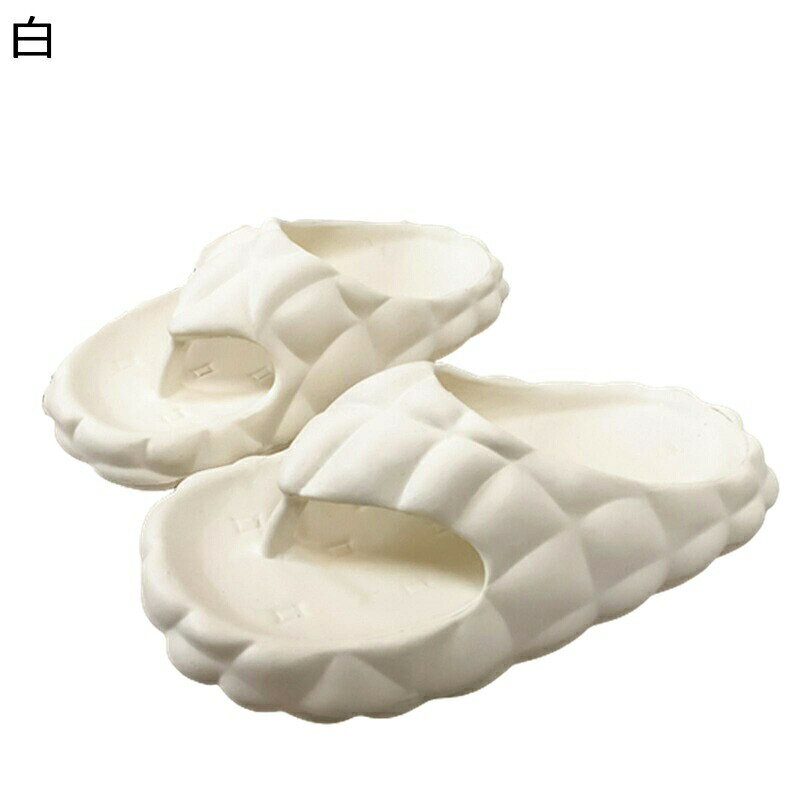 Rakuten - スリッパ トングサンダル 27.5cm シャワーサンダル メンズ 厚底 排水 6色 カップルスリッパ レディース サマー 歩きやすい 柔らかい 滑りやめ 耐磨 オシャレ ユニセックス 室内/室外履き ビーサン 温泉 海