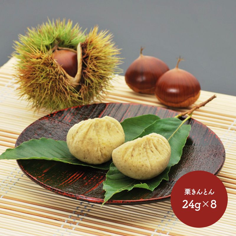 「信濃豊寿庵」栗きんとん 24g 8個 Q22-11-00688 スイーツ 製菓 和菓子 セット お祝い 贈答品 内祝い お礼 お取り寄せグルメ プレゼント ギフト 送料無料 実用的 スイーツギフト 常温 高級 詰め合わせのサムネイル
