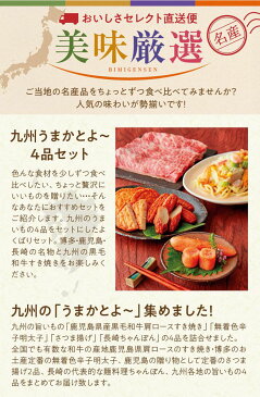 【送料無料】九州 うまいもの 4品 セット ちゃんぽん めんたいこ さつま揚げ 九州産 黒毛和牛 すき焼き 4種類入り P29-51 プレゼント おつまみ プレゼント 惣菜 ギフト お取り寄せ 特産 明太子 海鮮 手土産 お祝い 贈答品