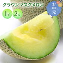 早割 お中元 2025 【 6/1〜8/10お届け 】 クラウンマスクメロン 1玉 2玉 CG058-61 メロン めろん マスクメロン 国産 1個 2個 1....