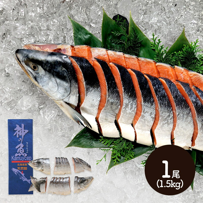 【2021/11/1～2022/1/31お届け】北海道 日高太平洋沖産 新巻鮭姿切身 1.5kg SK2218 海鮮 正月 サケ さけ お取り寄せ 特産 お祝い おすすめ 贈答品 内祝い お礼 お取り寄せグルメ ギフト 送料無料 プレゼントのサムネイル