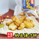 納豆 おかき ギフト「納豆専門店渾身の味・納豆揚げもち」 おかき あげもち せんべい お菓子 煎餅 ナットウキナーゼ 納豆キナーゼ 納豆菌 プチギフト 揚げ餅 ギフト 父の日