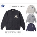 BUZZ RICKSON’S バズリクソンズ SET-IN ZIP SWEAT SHIRTS U.S.ARMY AIR FORCES セットイン ジップ スウェットシャツ USアーミー エアフォース BR65601 ￥15,180