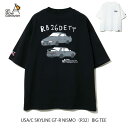 go slow caravan ゴースローキャラバン USAコットン スカイライン GT-R NISMO R32 BIGTee NISSAN×go slow caravan SKYLINE GT-R NISMO R32 S/S BIG TEE 391943 ￥6,600