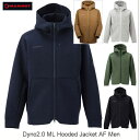 MAMMUT マムート Dyno 2.0 ML Hooded Jacket AF Men ダイノ 2.0 ミッドレイヤー フーデッド ジャケット コットンポリ ジップパーカー 1014-04980 ¥19,800(4)